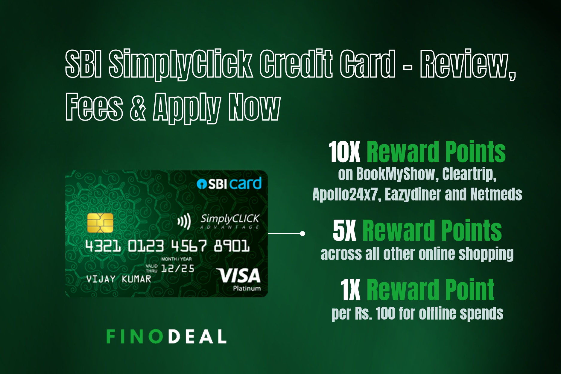 SBI SimplyClick Credit Card - Review, Fees & Apply Now