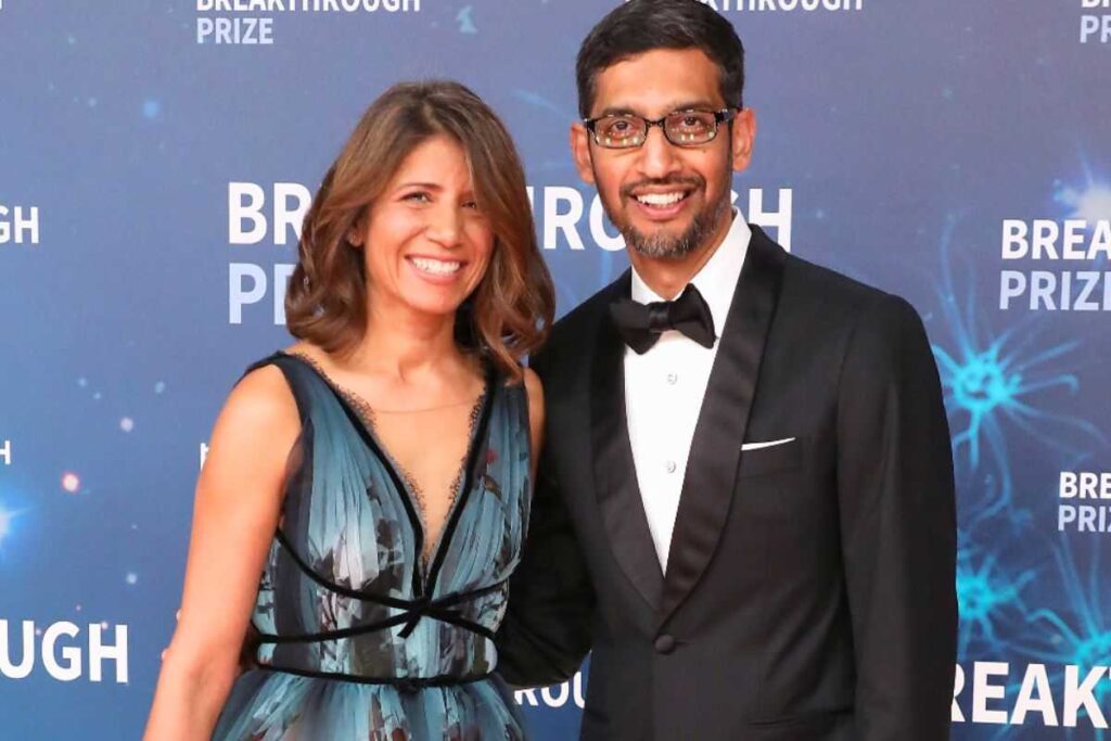 sundar pichai wife anjali pichai