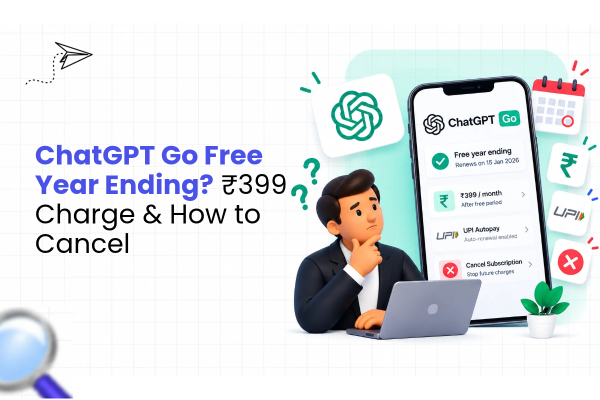 ChatGPT Go Free Year Ending ₹399 Charge & How to Cancel