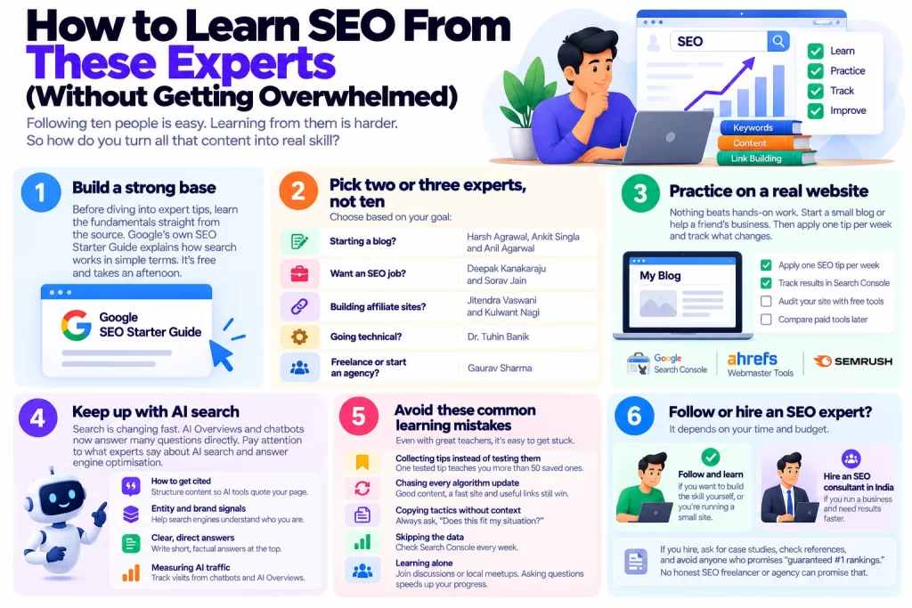 How to Learn SEO From These Experts (Without Getting Overwhelmed)