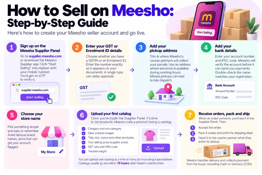 How to Sell on Meesho Step-by-Step Guide