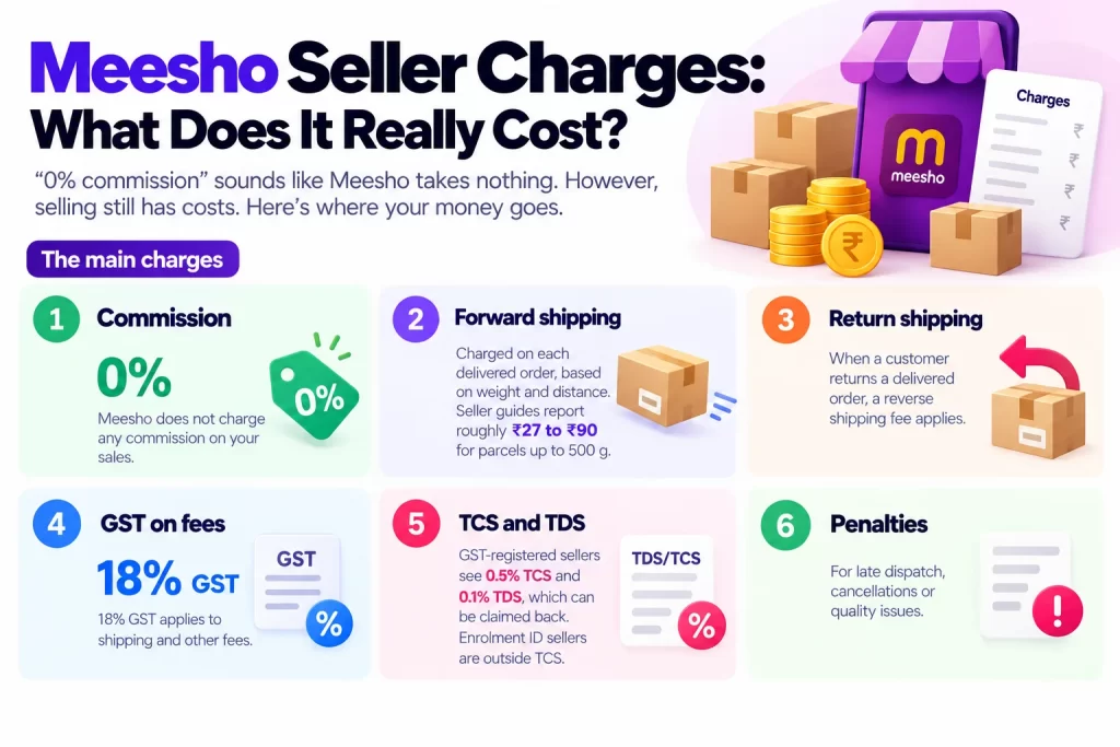 Meesho Seller Charges Explained